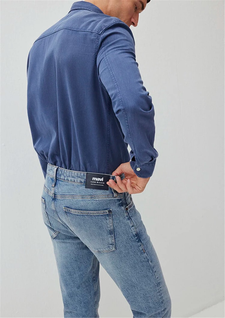 Mavı M0042287847 Jake Aır Blue Classıc Denım Erkek Skınny Denım Pantolon