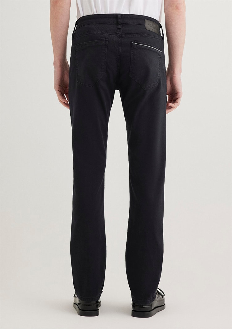 Mavı M0042288052 Dark Navy Mavı Black Erkek Skınny Renklı Denım Pantolon