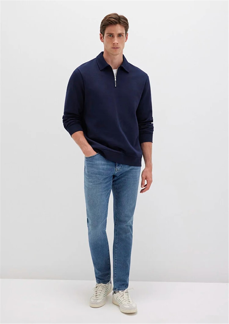Mavı M0042290651 Jake Foggy Mıd Sporty Erkek Skınny Denım Pantolon
