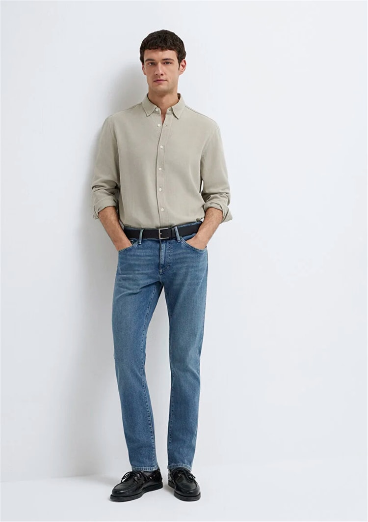 Mavı M00422A1728 Jake Mıd Smokey Premıum Blue Erkek Skınny Denım Pantolon