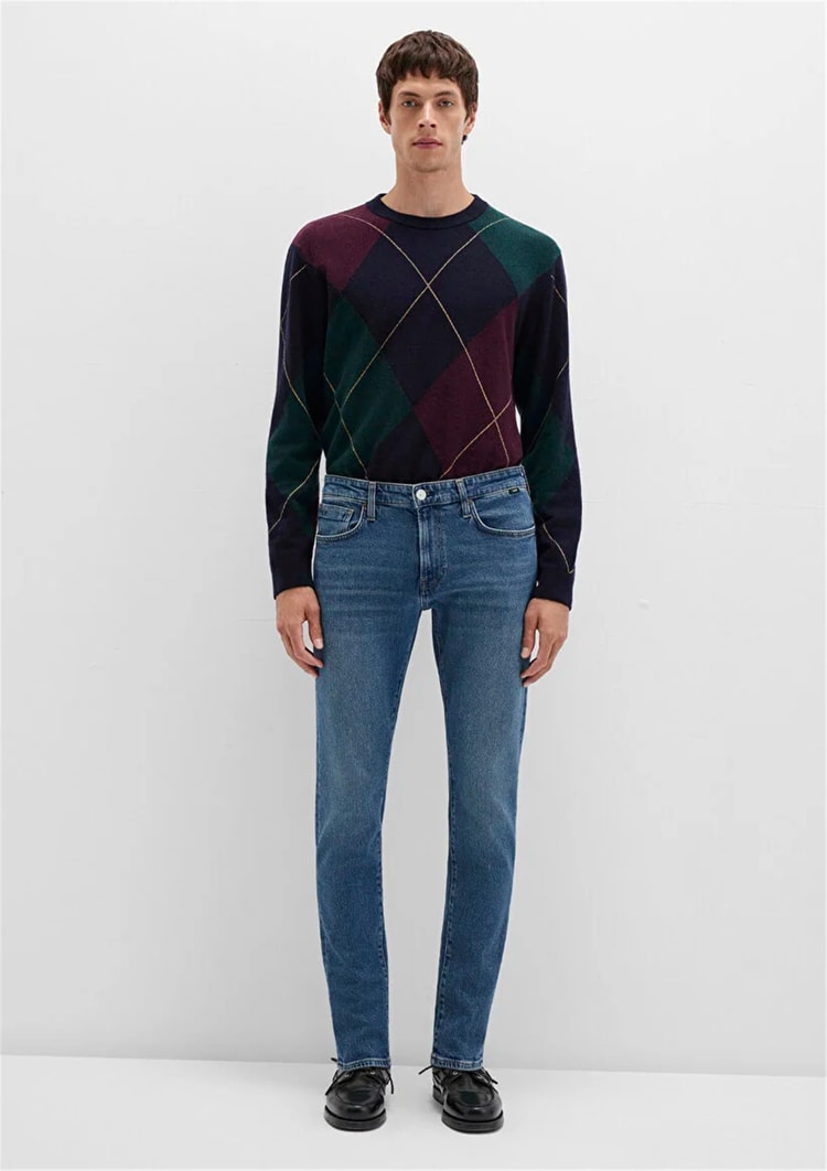 Mavı M0042487697 James Foggy Blue Classıc Denım Erkek Skınny Denım Pantolon