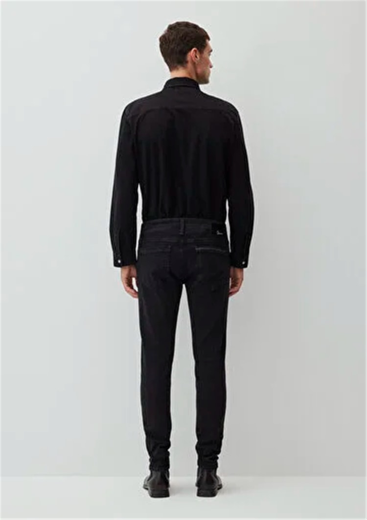 Mavi M0042487866 James Deep Smoke Lux Black Erkek Skinny Denim Pantolon