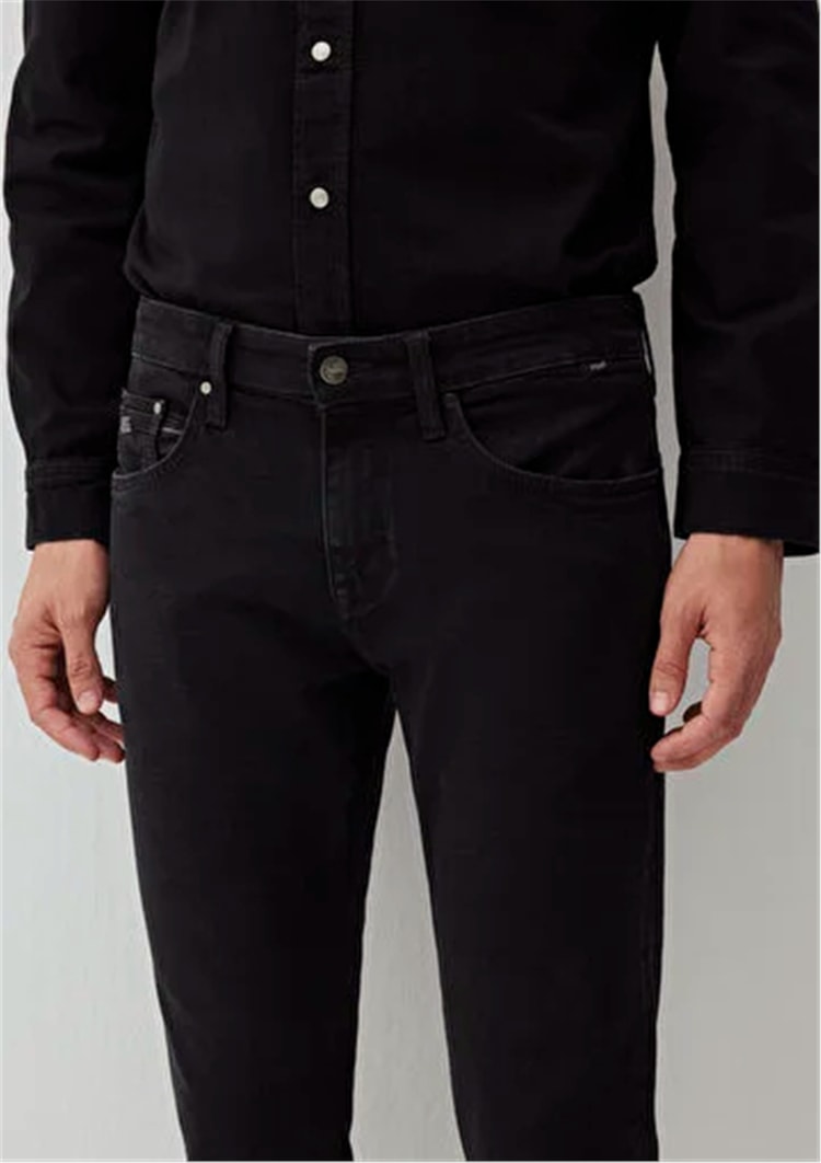 Mavi M0042487866 James Deep Smoke Lux Black Erkek Skinny Denim Pantolon