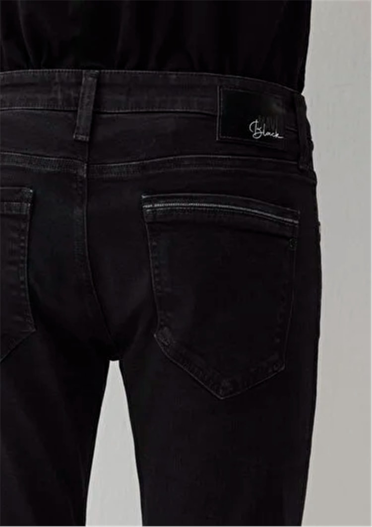 Mavi M0042487866 James Deep Smoke Lux Black Erkek Skinny Denim Pantolon
