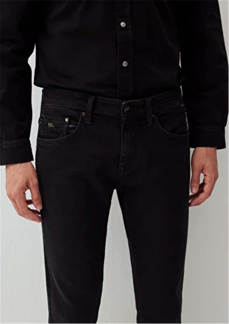 Mavi M0042487866 James Deep Smoke Lux Black Erkek Skinny Denim Pantolon