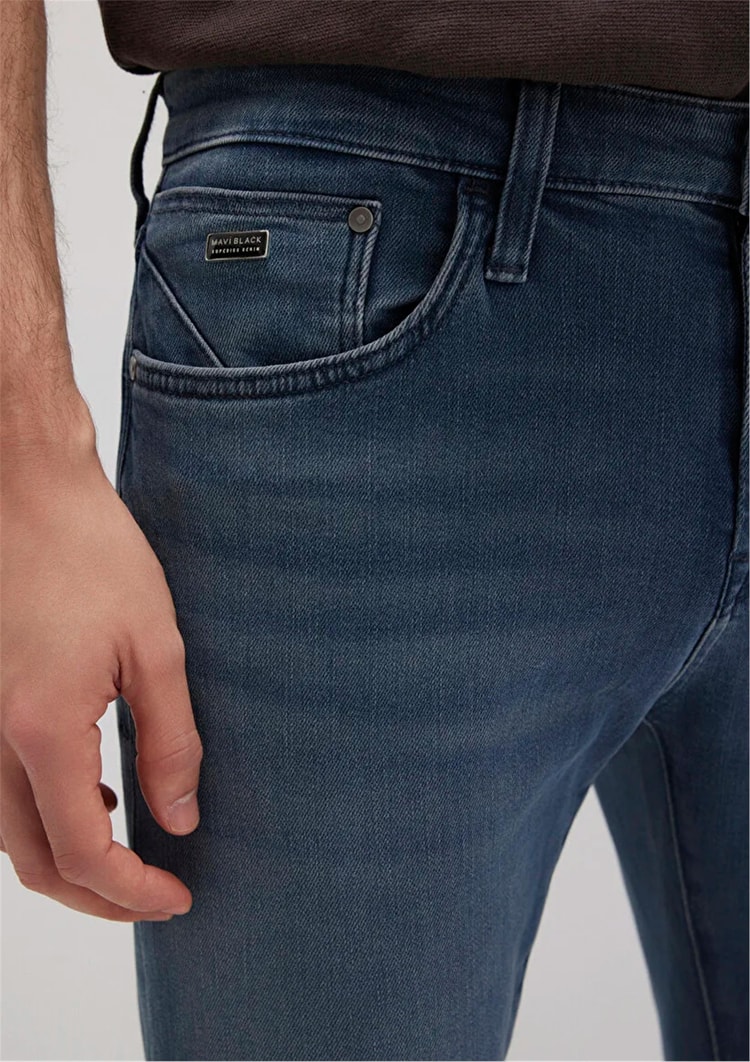 Mavı M0042490667 James Foggy Ink Mavı Black Erkek Skınny Denım Pantolon