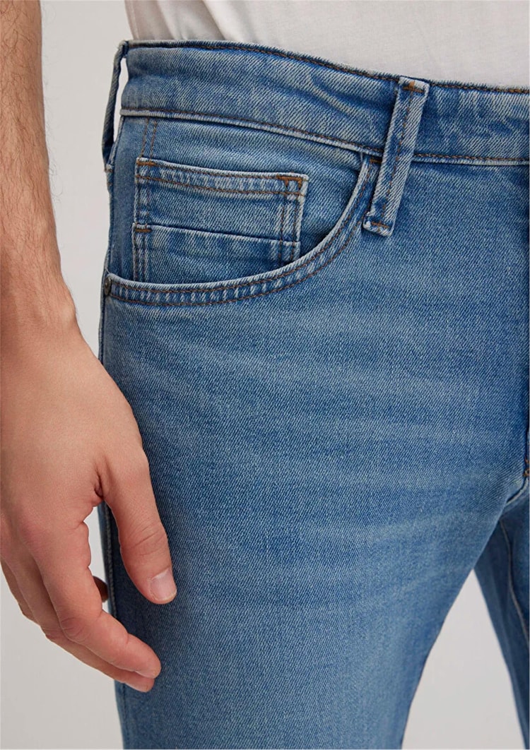 Mavı M0042490984 James Mıd Sky Blue 90'S Str Erkek Skınny Denım Pantolon