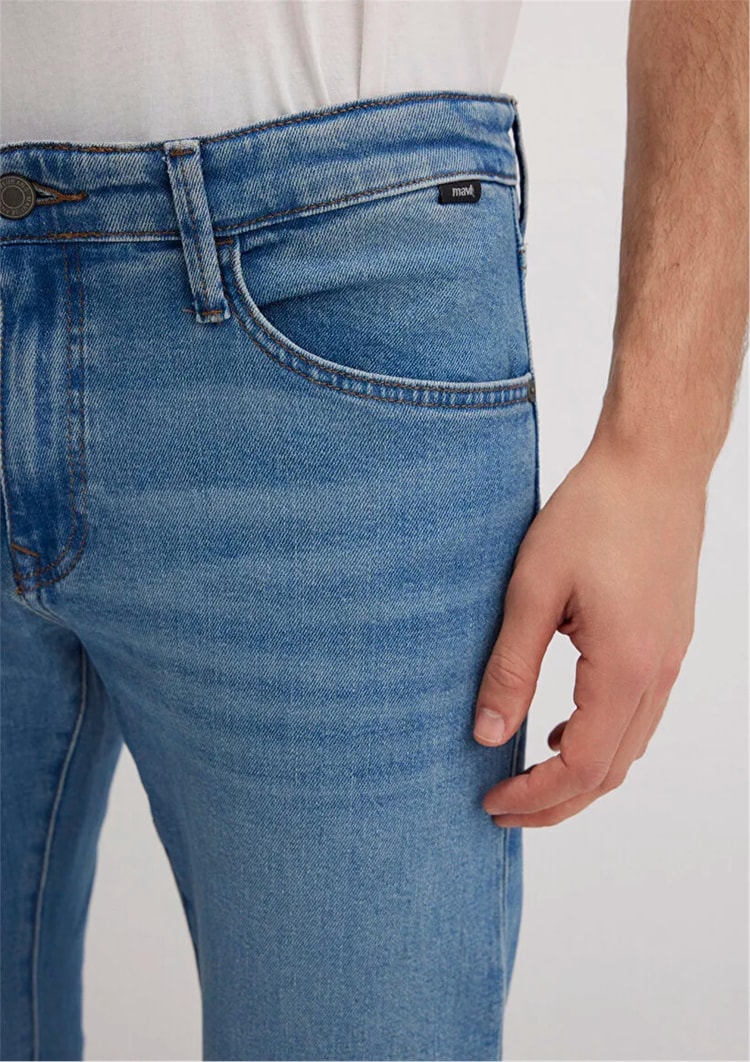 Mavı M0042490984 James Mıd Sky Blue 90'S Str Erkek Skınny Denım Pantolon