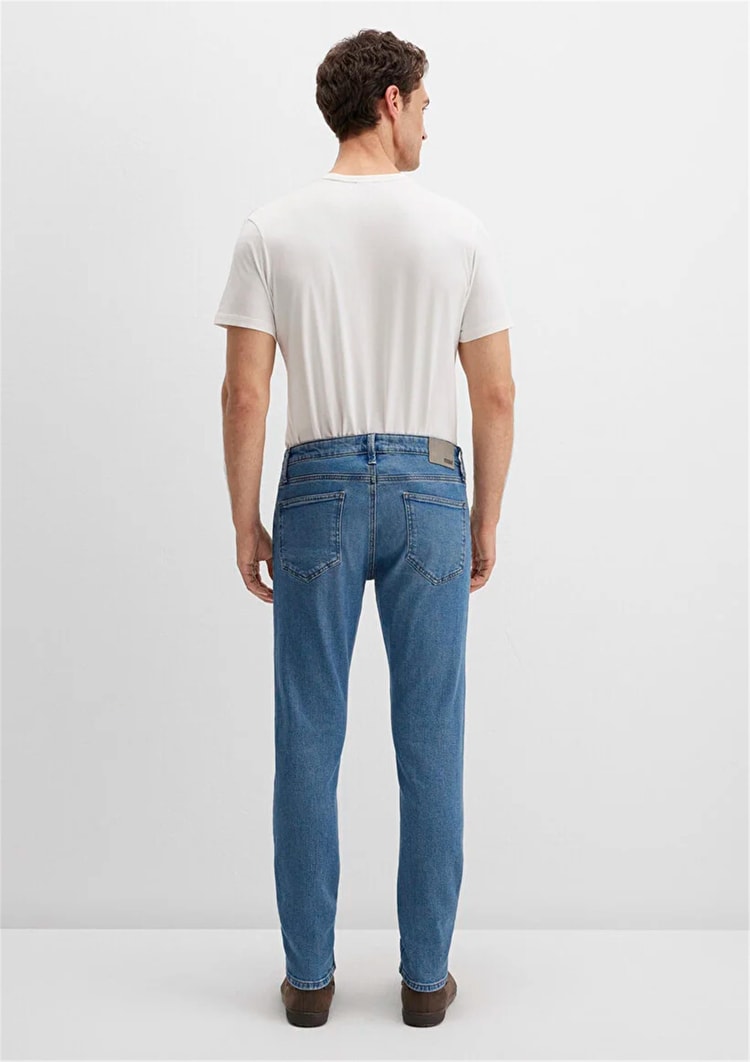 Mavı M0042490984 James Mıd Sky Blue 90'S Str Erkek Skınny Denım Pantolon