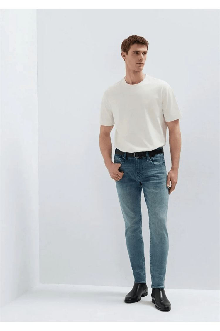 Mavı M00424A1733 James Foggy Lt Indıgo Mavı Pro Erkek Skınny Denım Pantolon