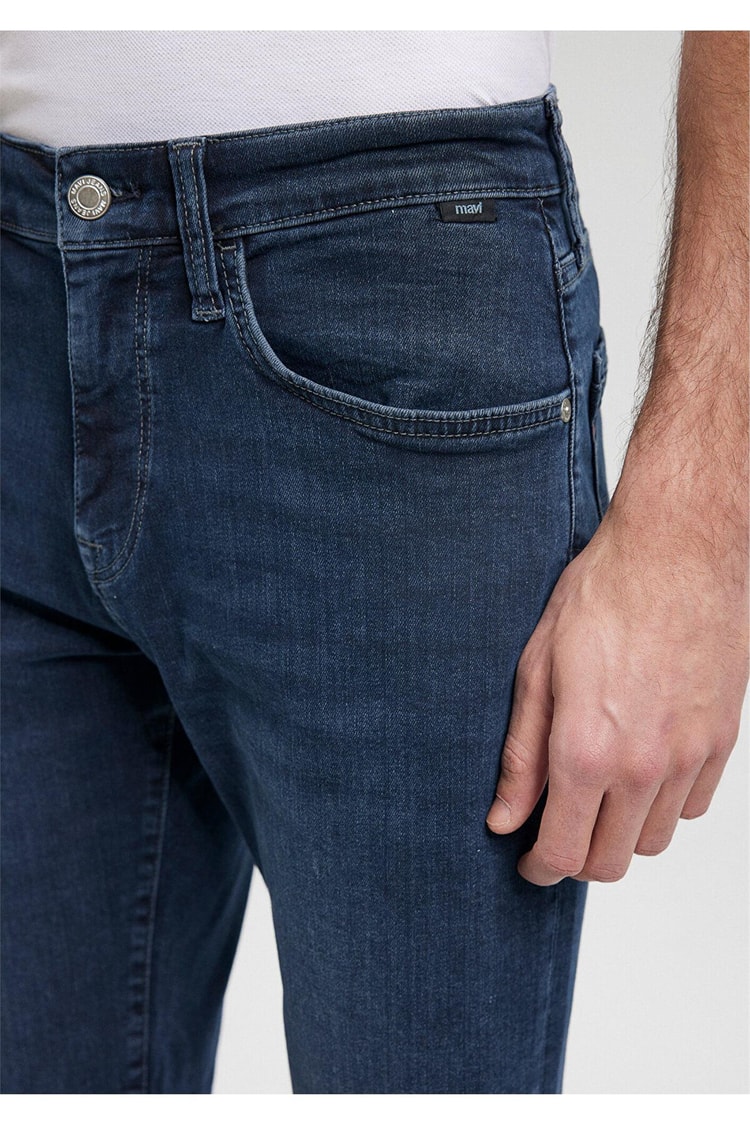 Mavi M0416087141 Nicholas Foggy İndigo Mavi Premıum Erkek Regular Straight Denim Şort