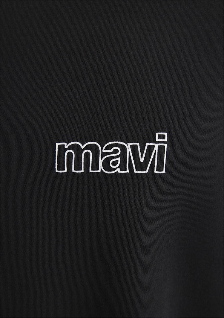 Mavi M0610360-900 Siyah Erkek Slim Basic T-Shirt
