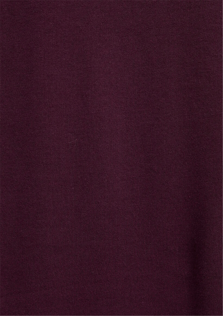 Mavı M0611711-70434 Sarap Bordo Erkek Oversıze Mavı Logo Baskılı T-Shırt