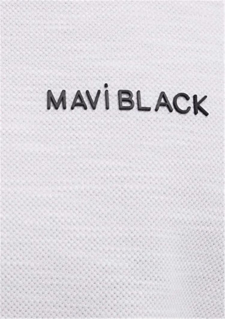 Mavı M0611838-620 Beyaz Erkek Regular Modellı Polo Yaka T-Shırt