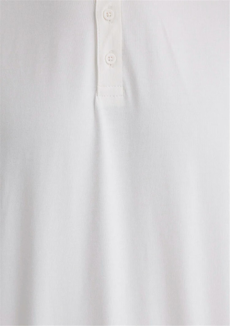 Mavı M0612011-70057 Kırık Beyaz Erkek Regular Polo T-Shırt