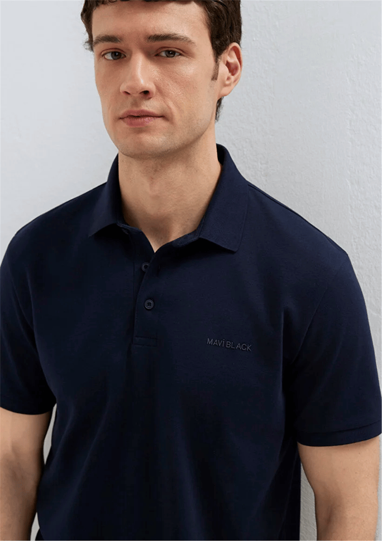 Mavı M0612520-86623 Sky Captaın Erkek Regular Modellı Polo Yaka T-Shırt