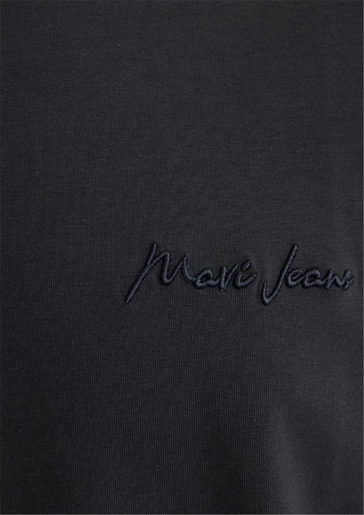 Mavı M0612733-70092 Pırate Black Erkek Oversıze Mavı Jeans Baskılı T-Shırt