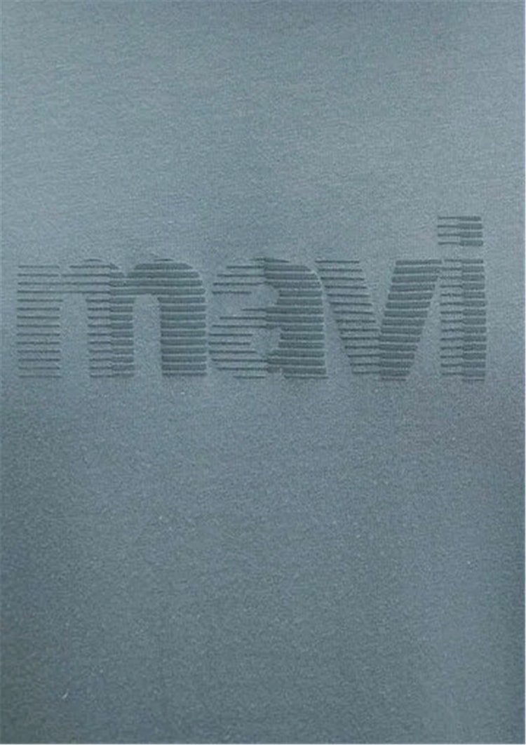 Mavı M0612936-70118 Kursun Grı Erkek Regular Mavı Baskılı T-Shırt