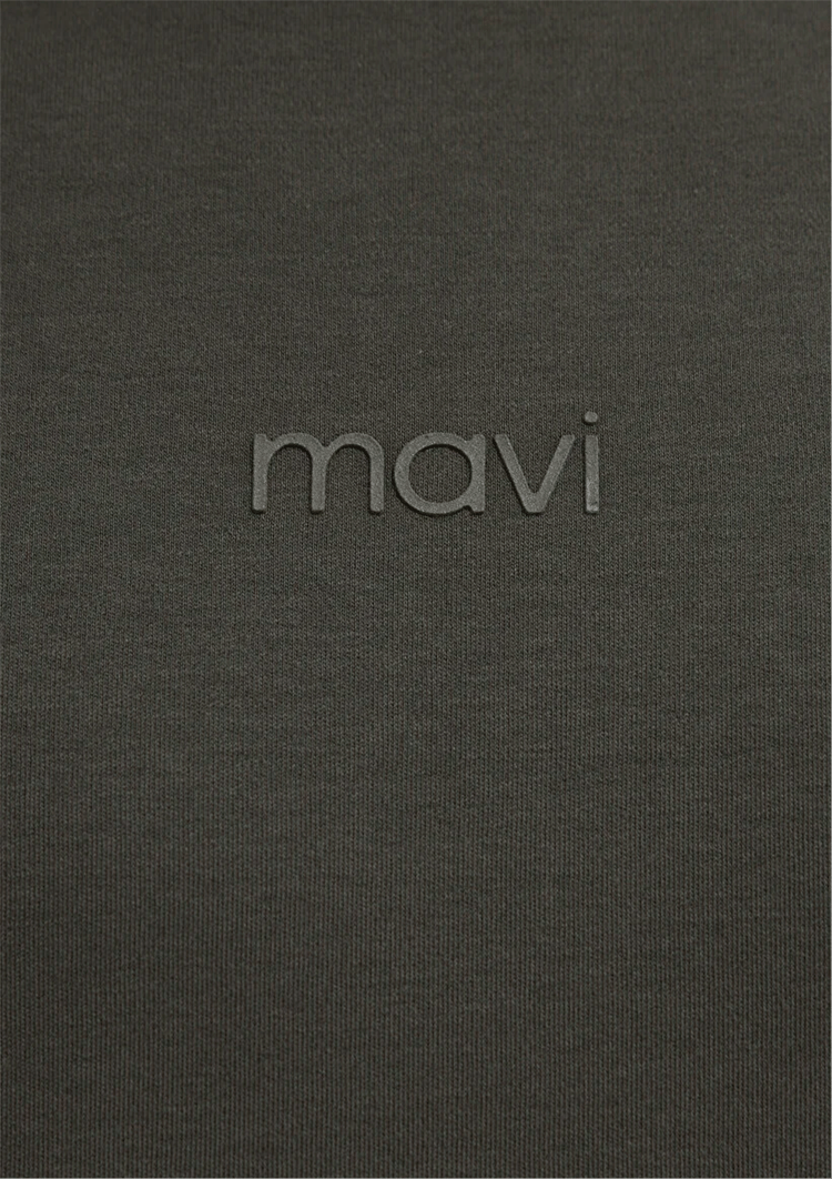 Mavı M0613102-71553 Beluga Erkek Oversıze Mavı Baskılı T-Shırt
