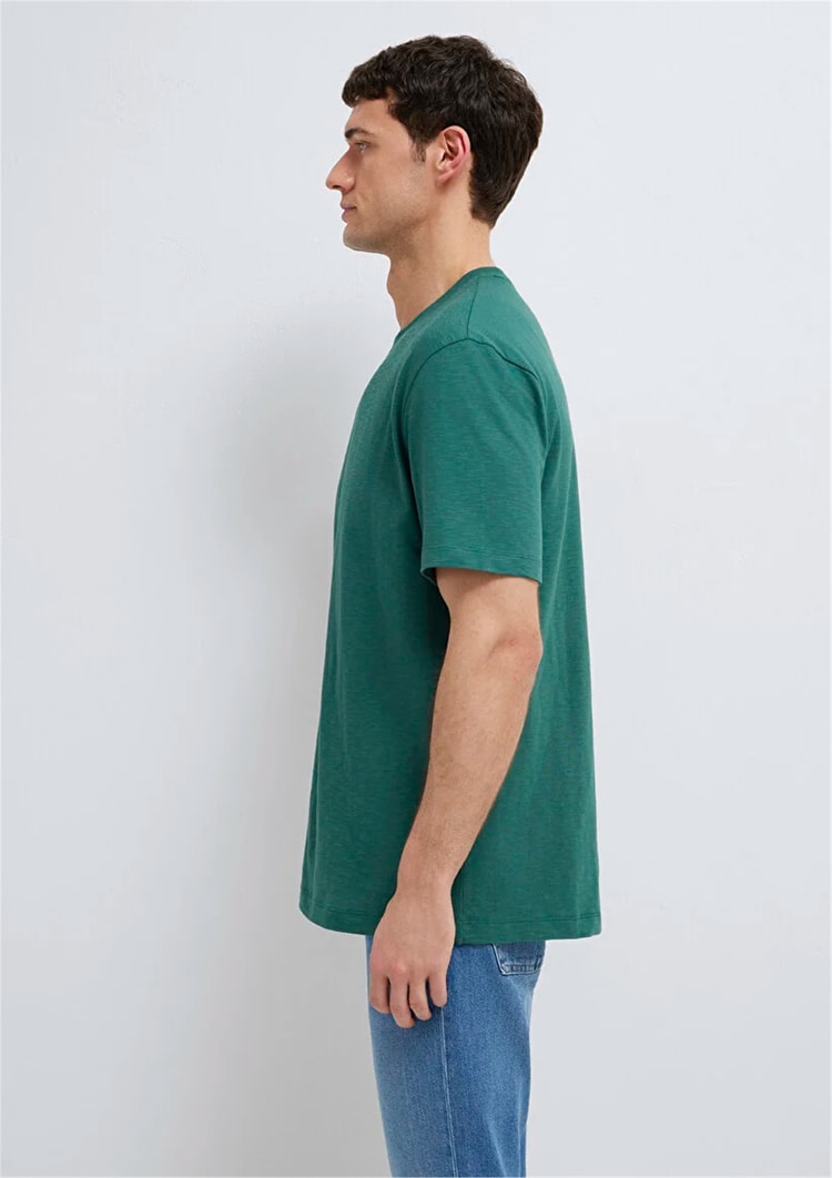 Mavı M0613146-71930 Bıstro Green Erkek Oversıze Baskılı T-Shırt