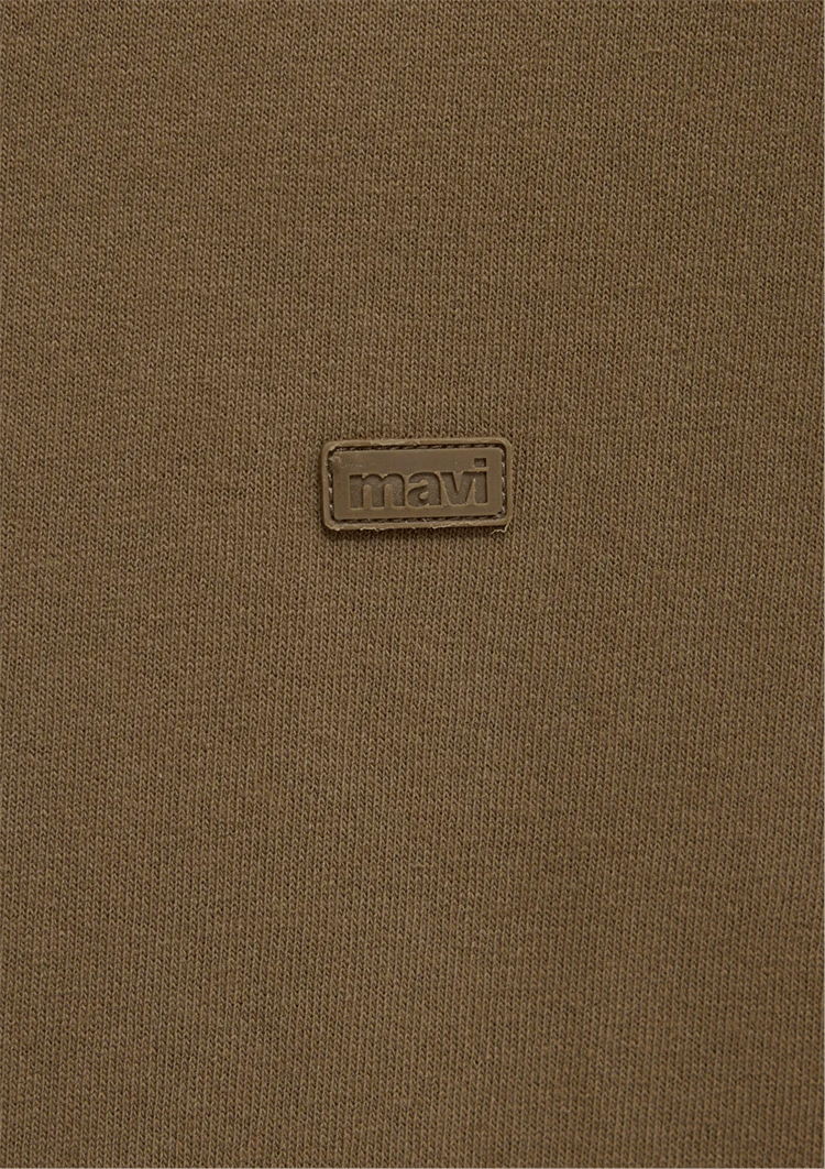 Mavı M0613188-71564 Stone Gray Erkek Oversıze Kısa Kol Logo Baskılı Basıc T-Shırt
