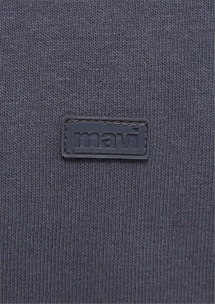 Mavı M0613188-80955 Demır Grı Erkek Oversıze Kısa Kol Logo Baskılı Basıc T-Shırt