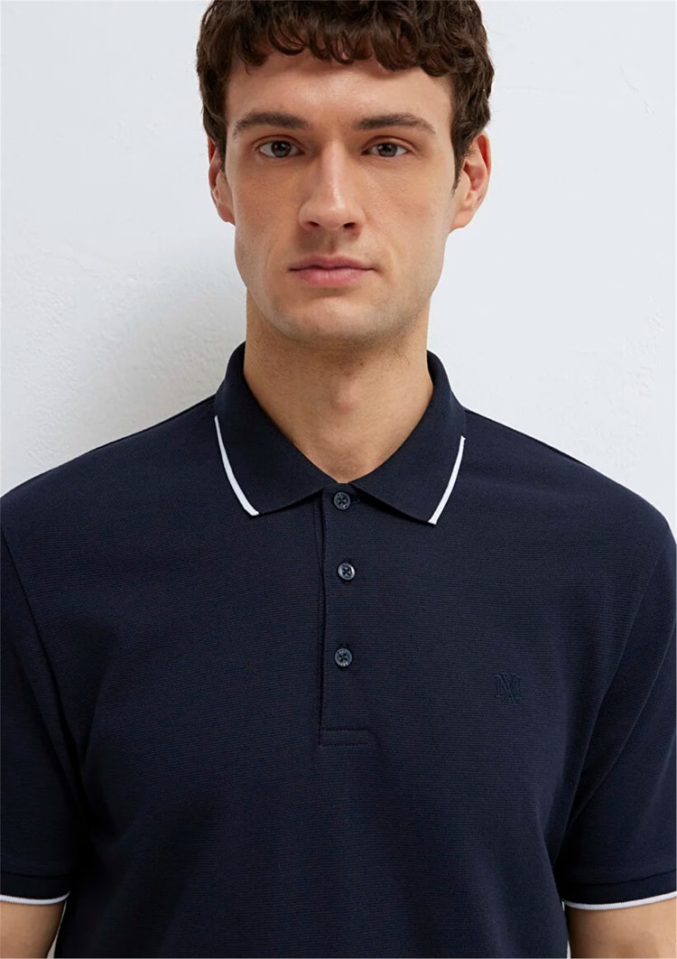 Mavı M0613272-70490 Gece Lacıvert Erkek Regular Polo T-Shırt