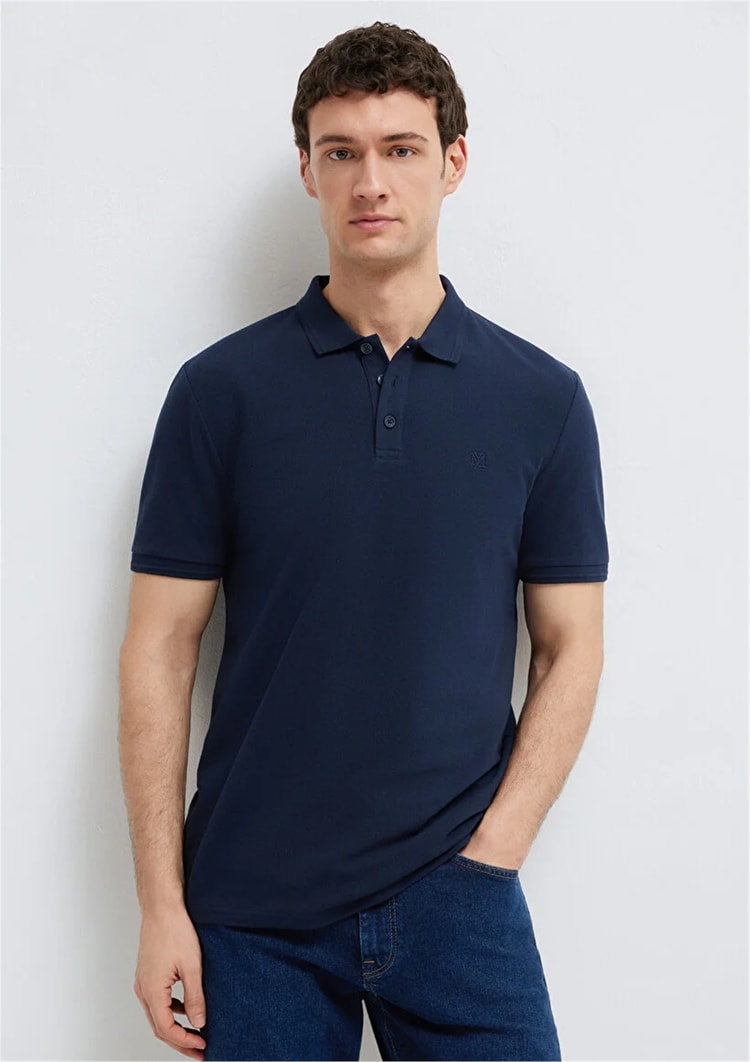Mavı M064946-70490 Gece Lacıvert Erkek Slım Basıc Polo T-Shırt