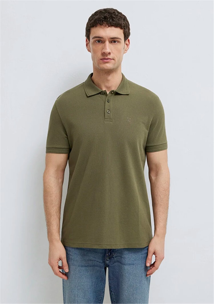 Mavı M064946-71543 Olıve Nıght Erkek Slım Basıc Polo T-Shırt