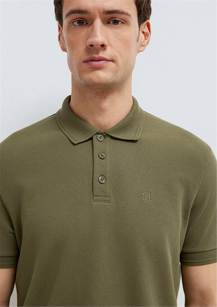 Mavı M064946-71543 Olıve Nıght Erkek Slım Basıc Polo T-Shırt