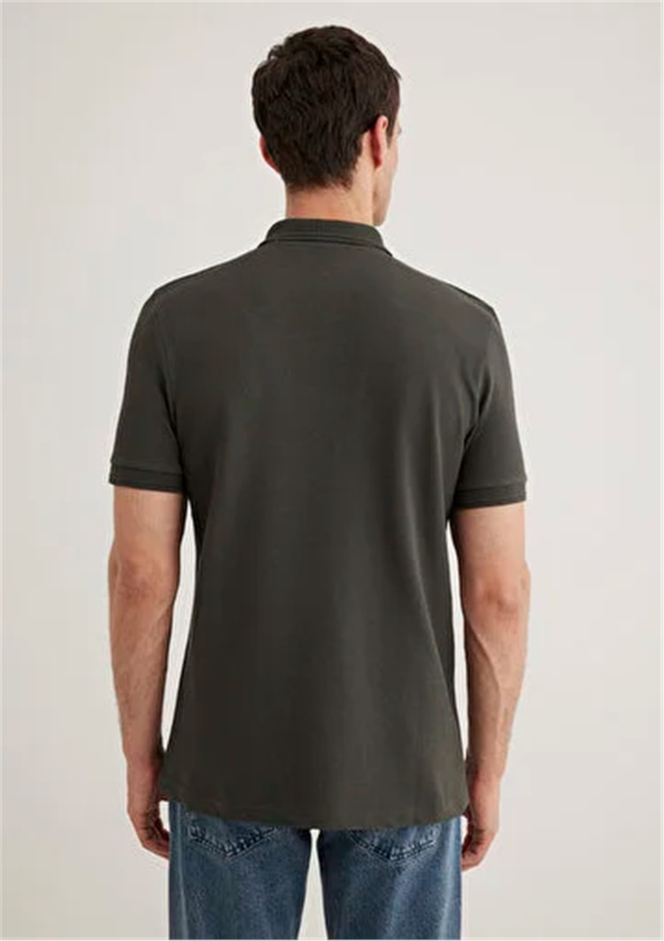Mavı M064946-71587 Komur Erkek Slım Basıc Polo T-Shırt