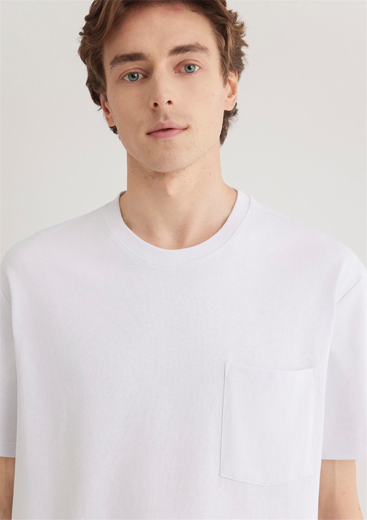 Mavi M066248-620 Beyaz Erkek T-Shirt