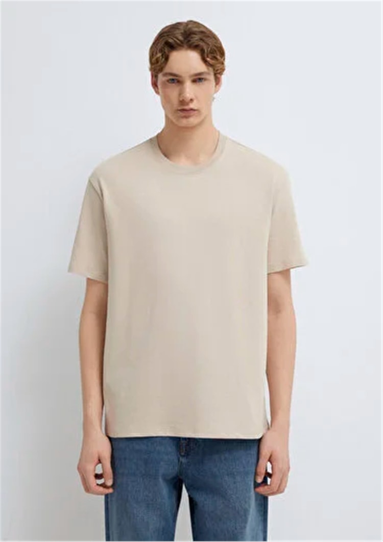Mavi M066249-620 Bej Erkek T-Shirt