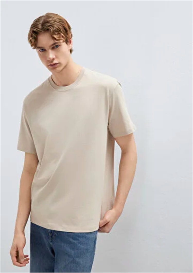 Mavi M066249-620 Bej Erkek T-Shirt