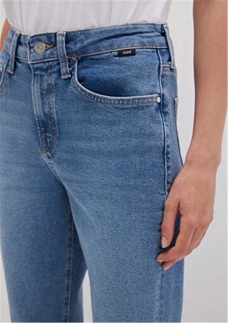 Mavı M100277-90993 Cındy Mıd Indıgo Denım Kadın Mom Jeans Denım Pantolon