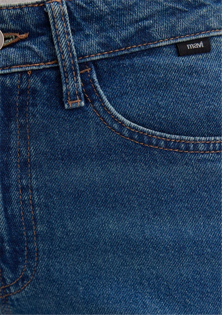 Mavı M1010299-91180 Mıav Dark Shaded Denım Kadın Flare, Boot Cut Denım Pantolon