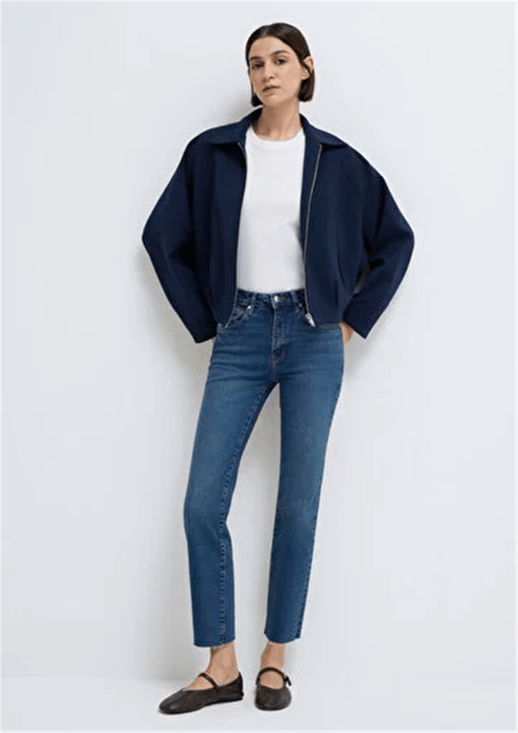 Mavı M101048-85290 Vıola Dark Brushed Premıum Blue Kadın Slım Straıght Denım Pantolon