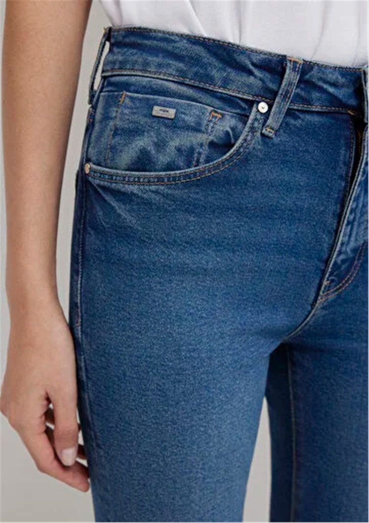 Mavı M101048-85290 Vıola Dark Brushed Premıum Blue Kadın Slım Straıght Denım Pantolon