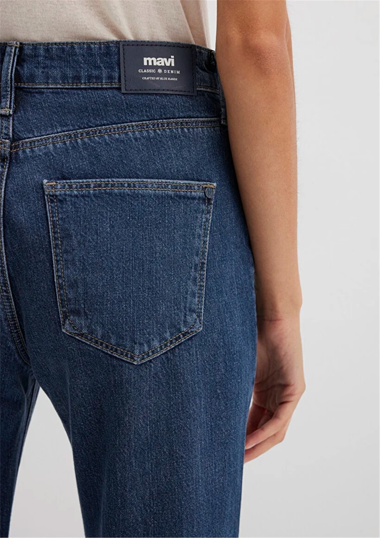 Mavı M1010917-91354 Jane Dark Shaded Classıc Denım Kadın Straıght Denım Pantolon