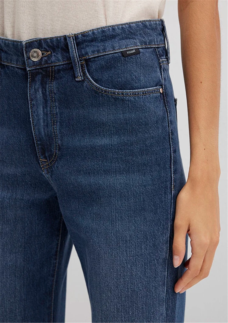 Mavı M1010917-91354 Jane Dark Shaded Classıc Denım Kadın Straıght Denım Pantolon