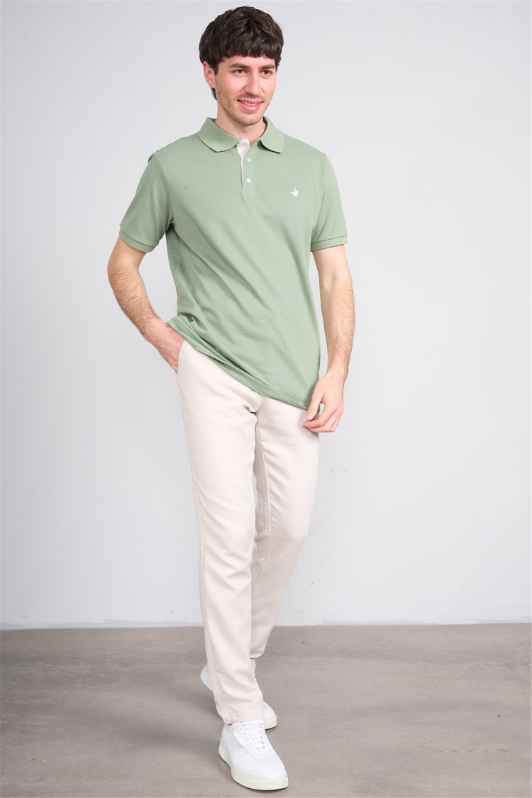Mentality 6602 Erkek Jogger Pantolon Açık Bej