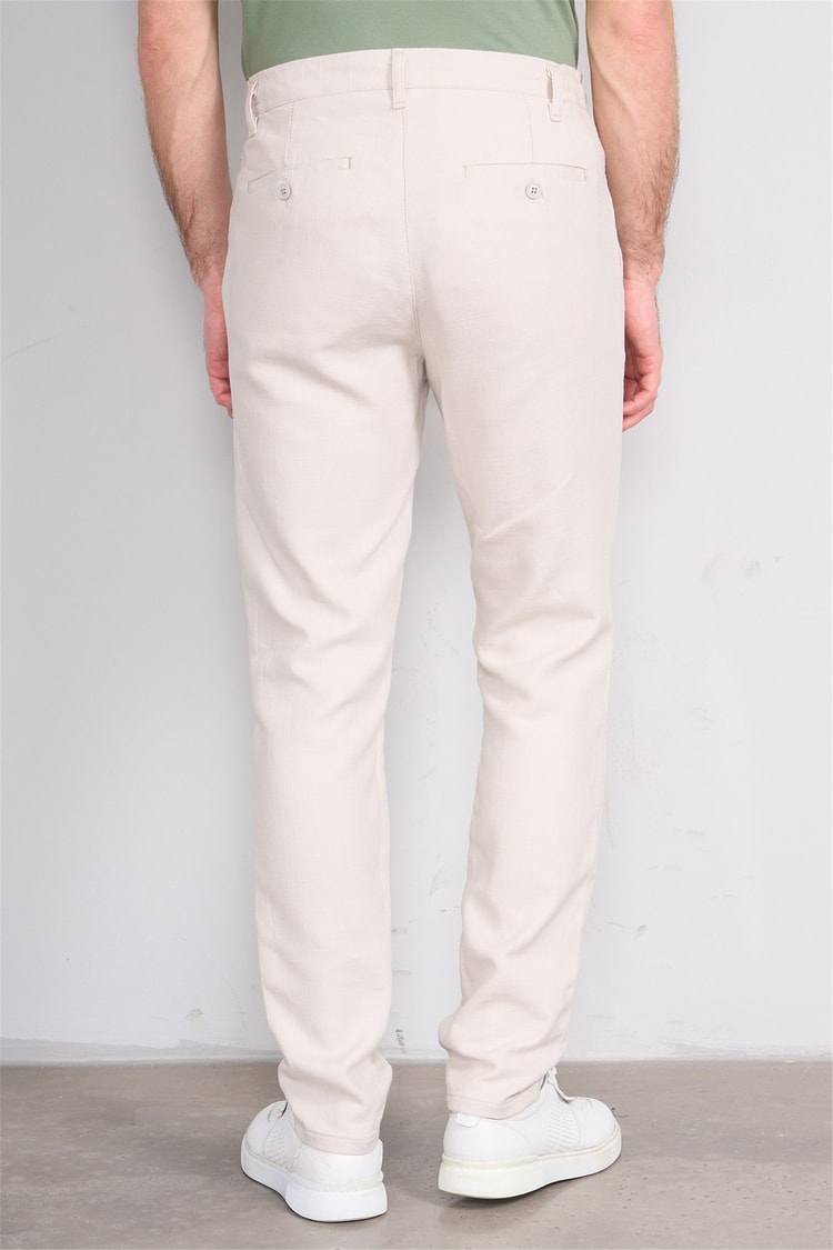 Mentality 6602 Erkek Jogger Pantolon Açık Bej