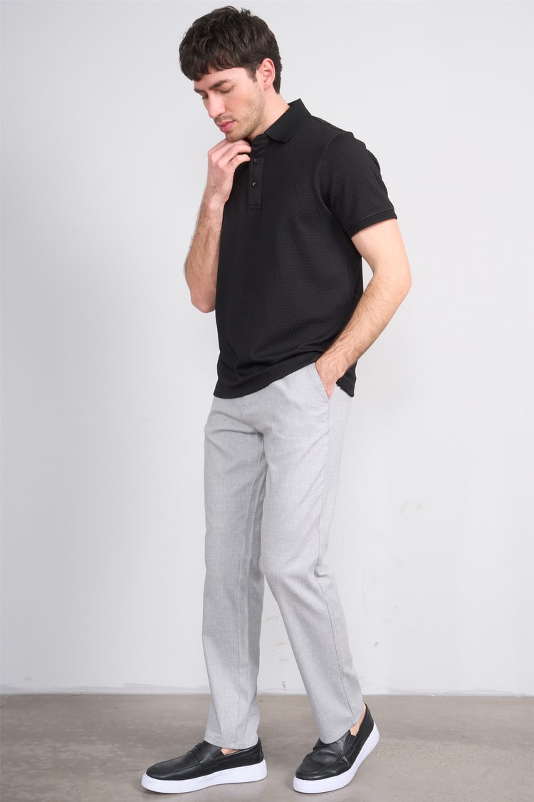 Mentality 6610 Erkek Yan Cep Pantolon Gri