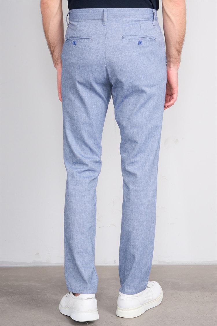 Mentality 6610 Erkek Yan Cep Pantolon Mavi