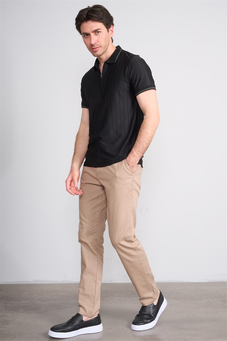 Mentality 6679 Erkek Jogger Pantolon Açık Bej