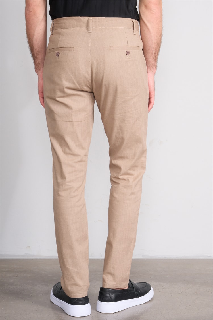 Mentality 6679 Erkek Jogger Pantolon Açık Bej