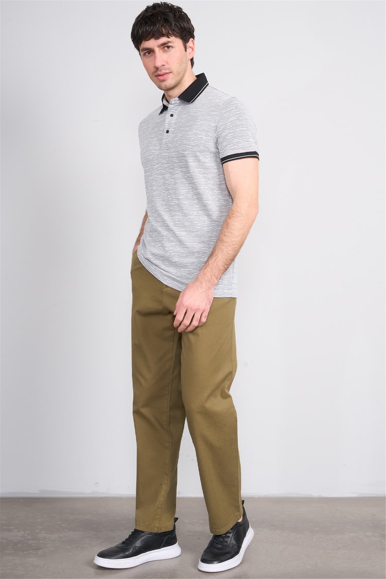 Mentality 6737 Erkek Yan Cep Pantolon Açık Haki