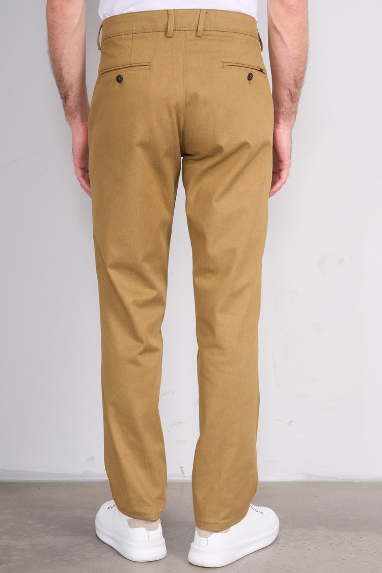 Mentality 6738 Erkek Regular Yan Cep Pantolon Camel
