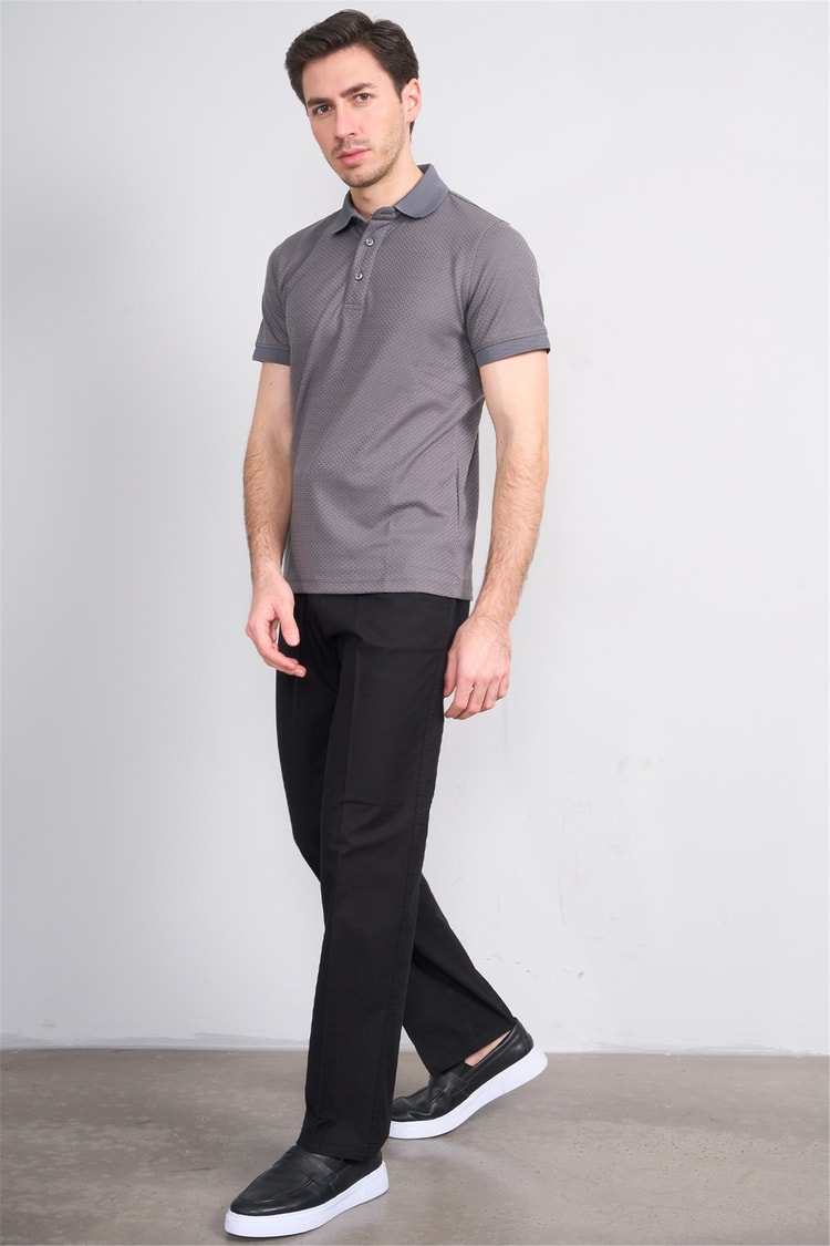 Mentality 6776 Erkek Yan Cep Pantolon Siyah