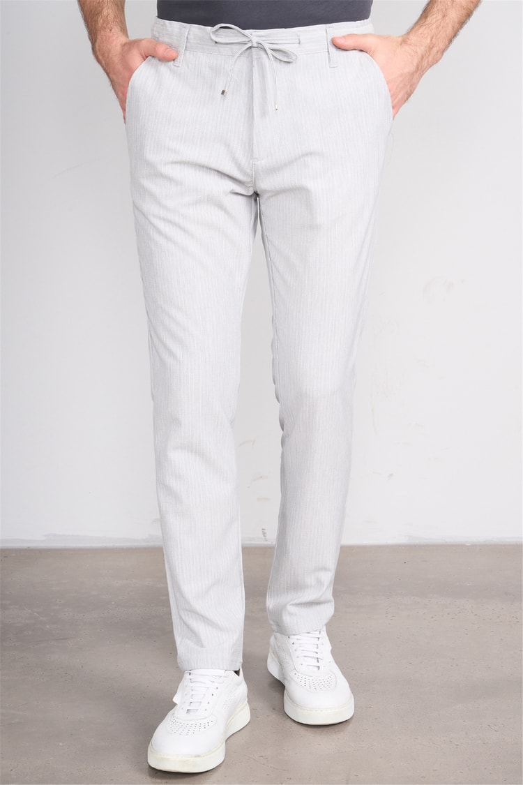 Mentality 6785 Erkek Jogger Pantolon Açık Gri